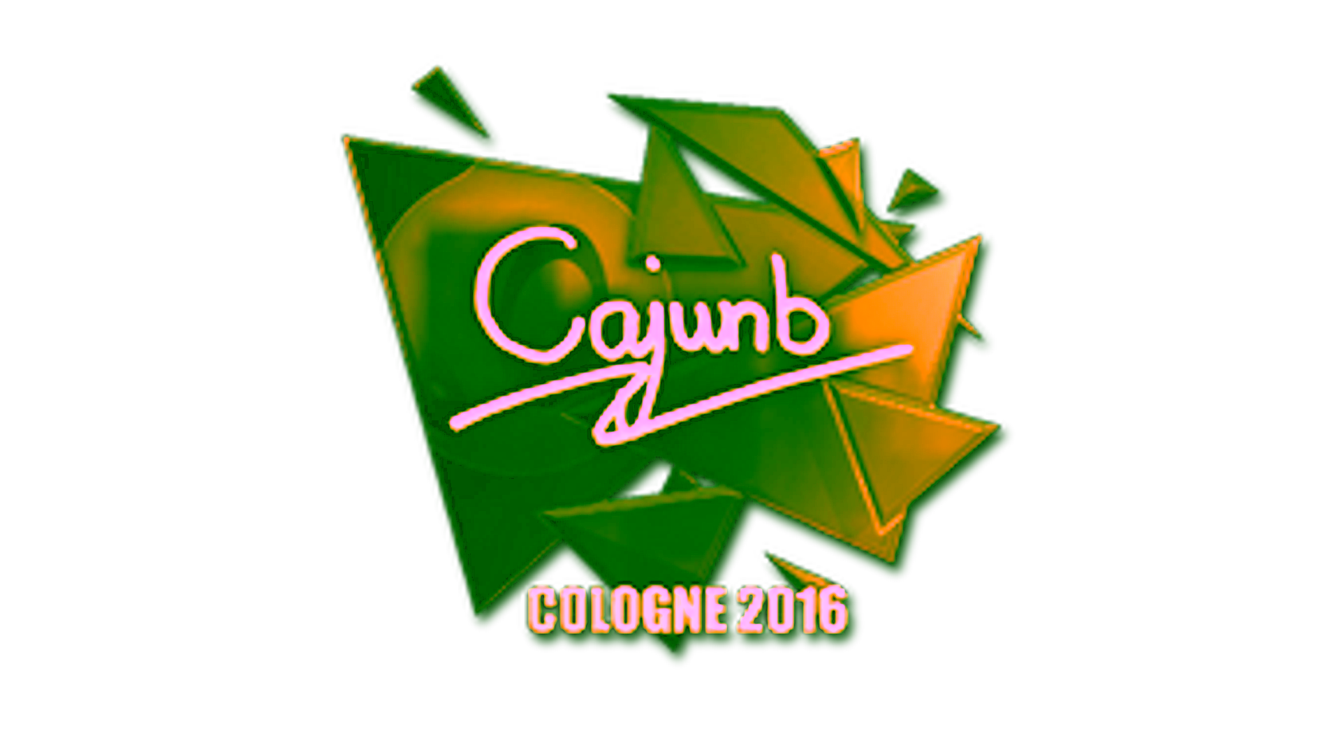 Display for Sticker | cajunb (Gold) | Cologne 2016