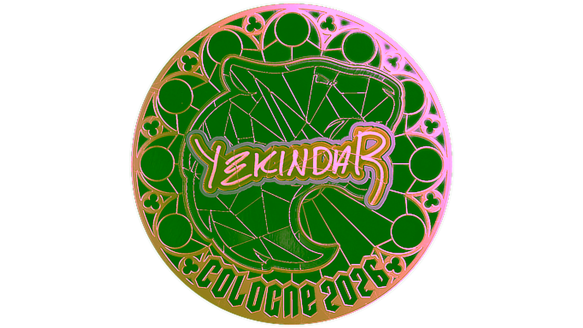Display for Sticker | YEKINDAR (Gold) | Cologne 2026