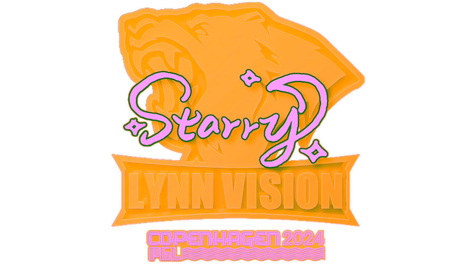 Display for Sticker | Starry | Copenhagen 2024