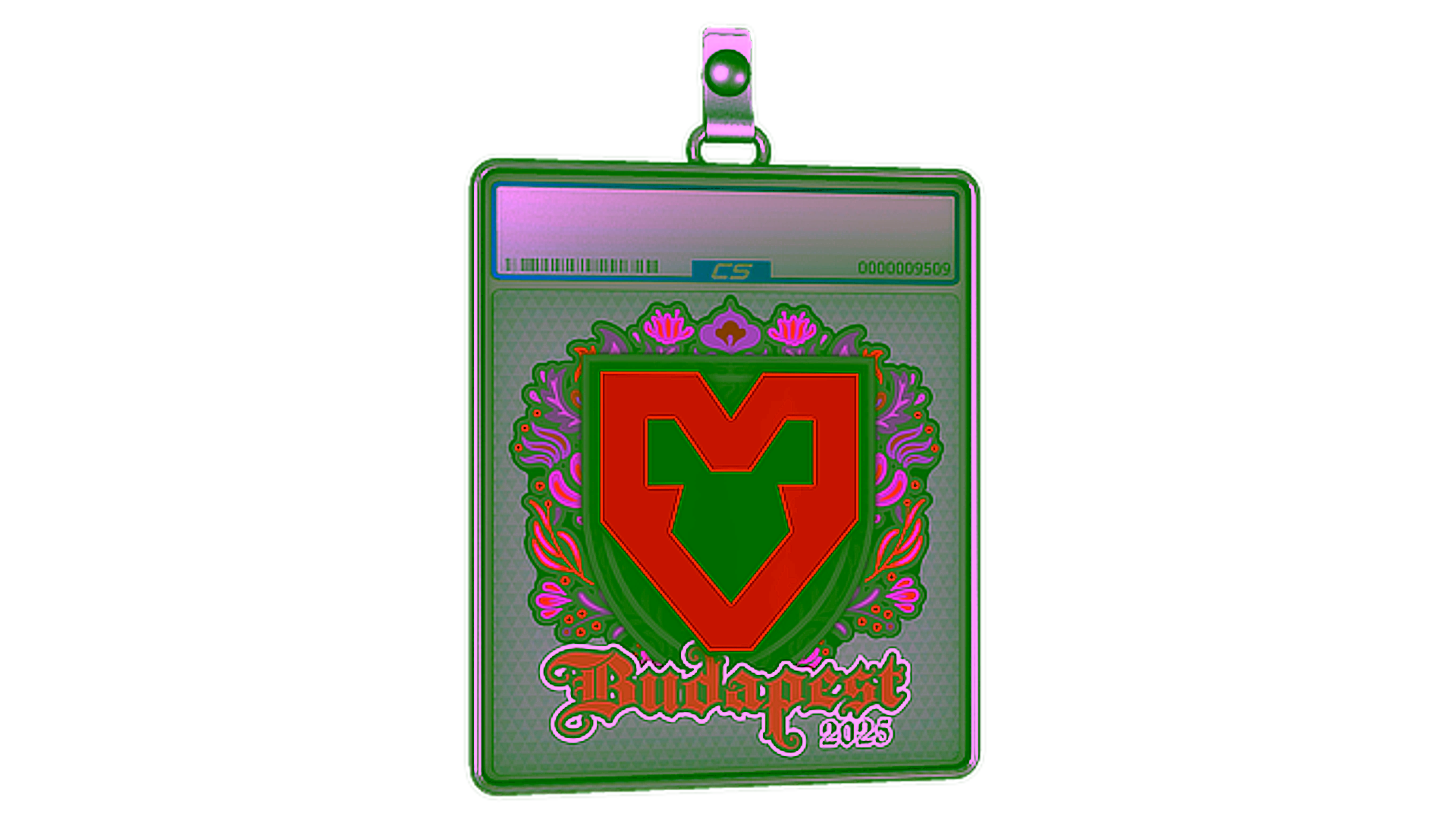 Rodyti Sticker Slab | MOUZ | Budapest 2025