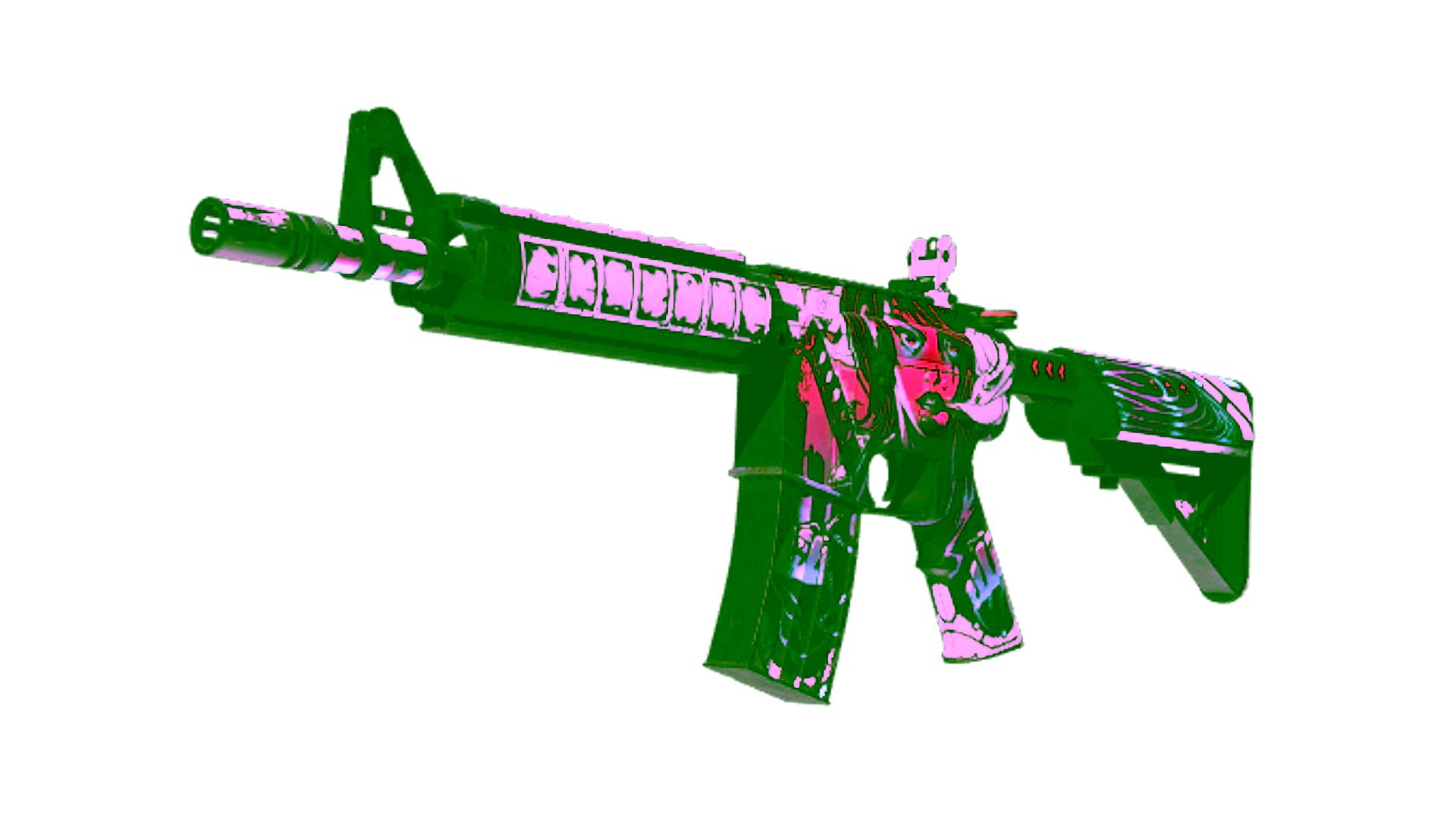 Display for StatTrak™ M4A4 | Neo-Noir (Well-Worn)