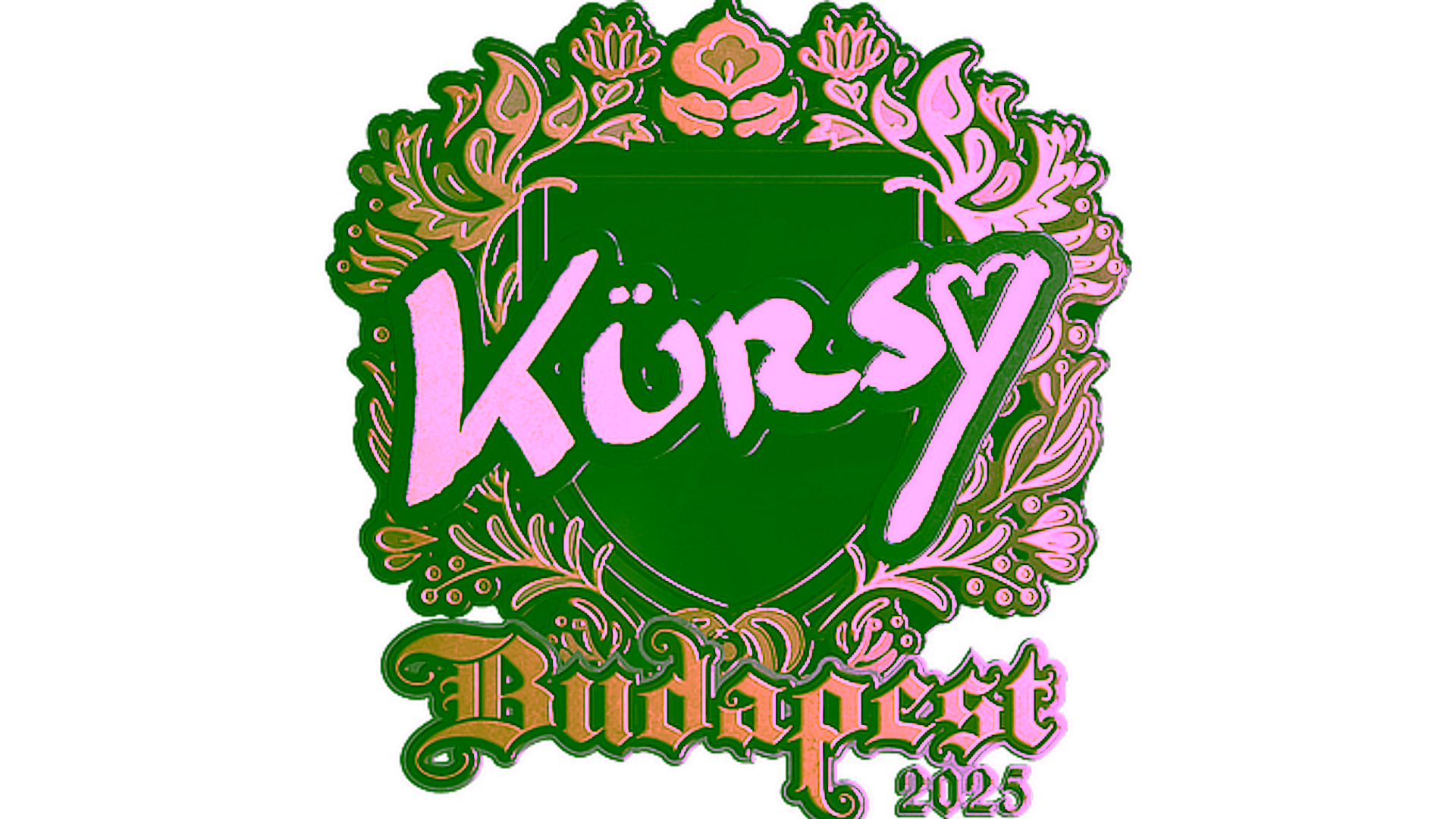 عرض لـ Sticker | Kursy (Gold) | Budapest 2025