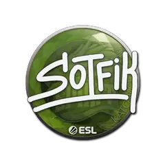 Sticker S0tF1k Katowice 2019
