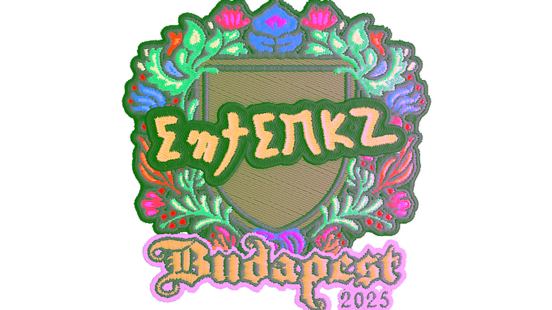 Visar för Sticker | ewjerkz (Embroidered) | Budapest 2025