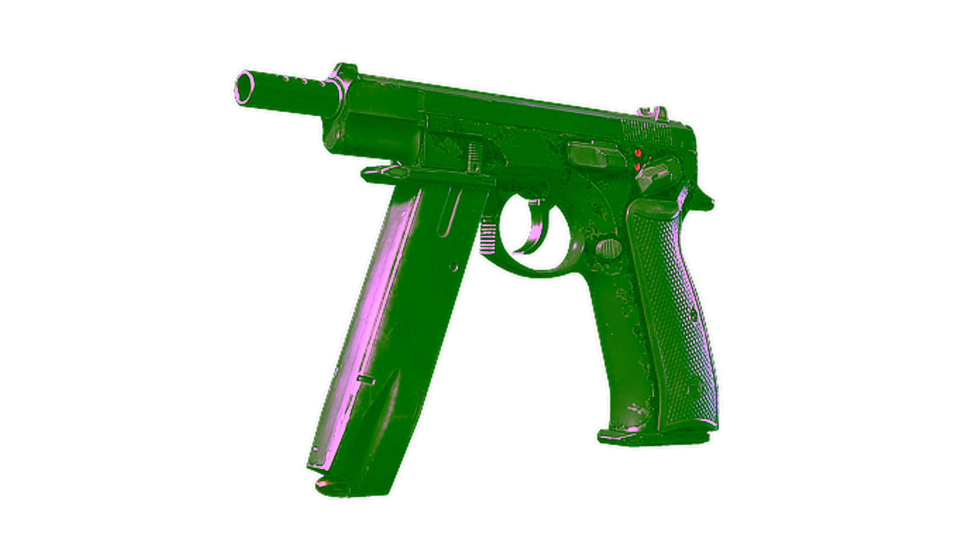 Display for CZ75-Auto | Copper Fiber (Battle-Scarred)