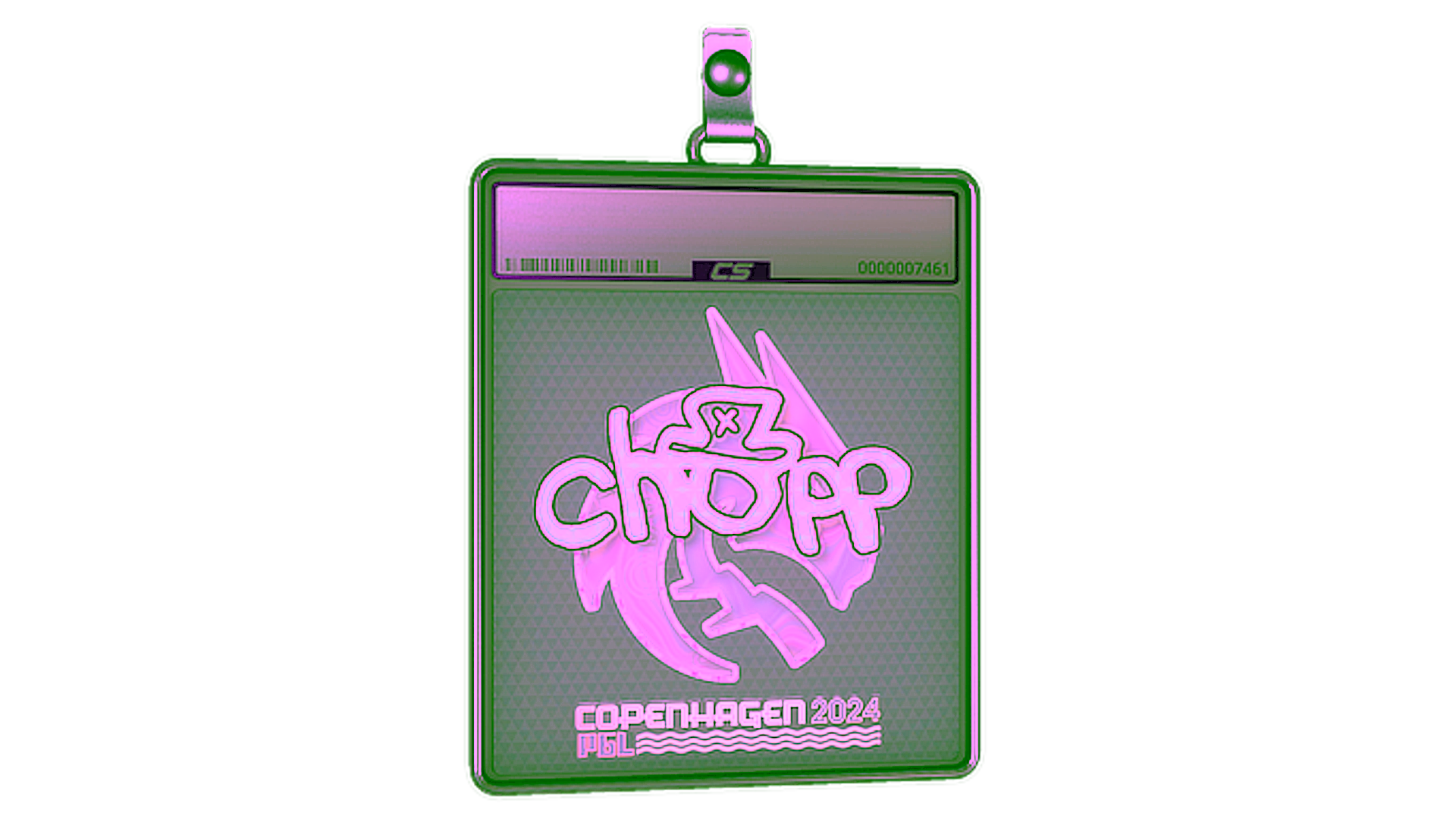 Display for Sticker Slab | chopper (Holo) | Copenhagen 2024