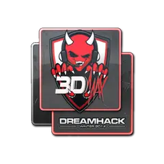 Sticker 3DMAX DreamHack 2014