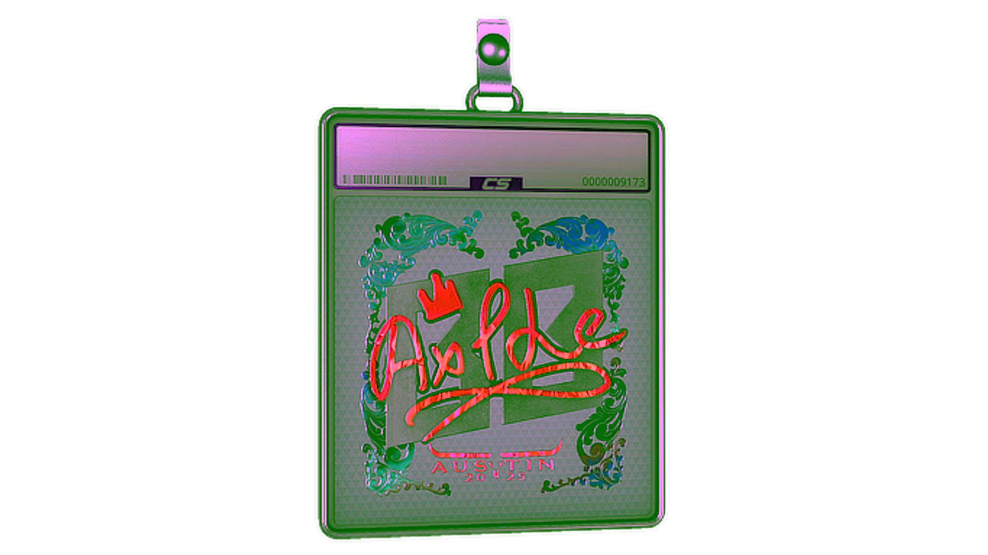 Display for Sticker Slab | Ax1Le (Holo) | Austin 2025