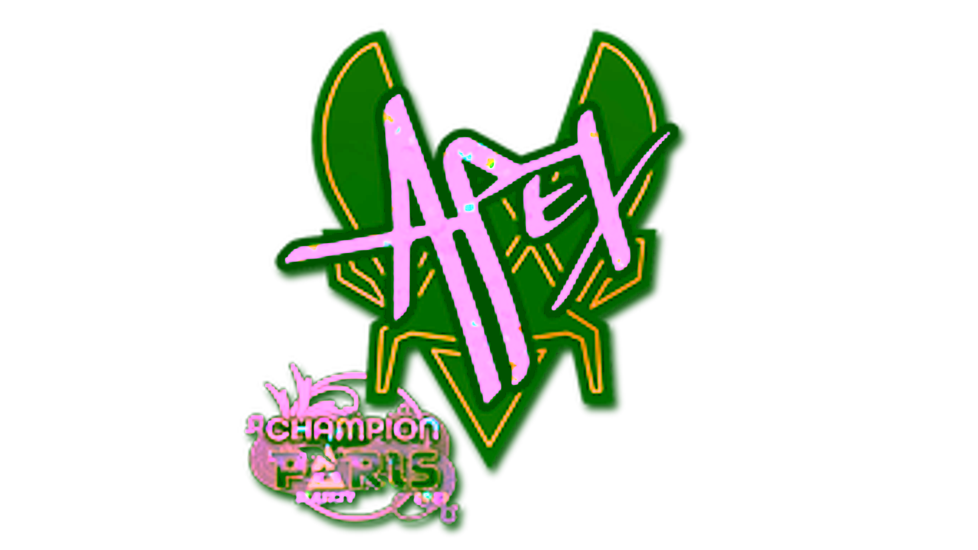 Rodyti Sticker | apEX (Glitter, Champion) | Paris 2023