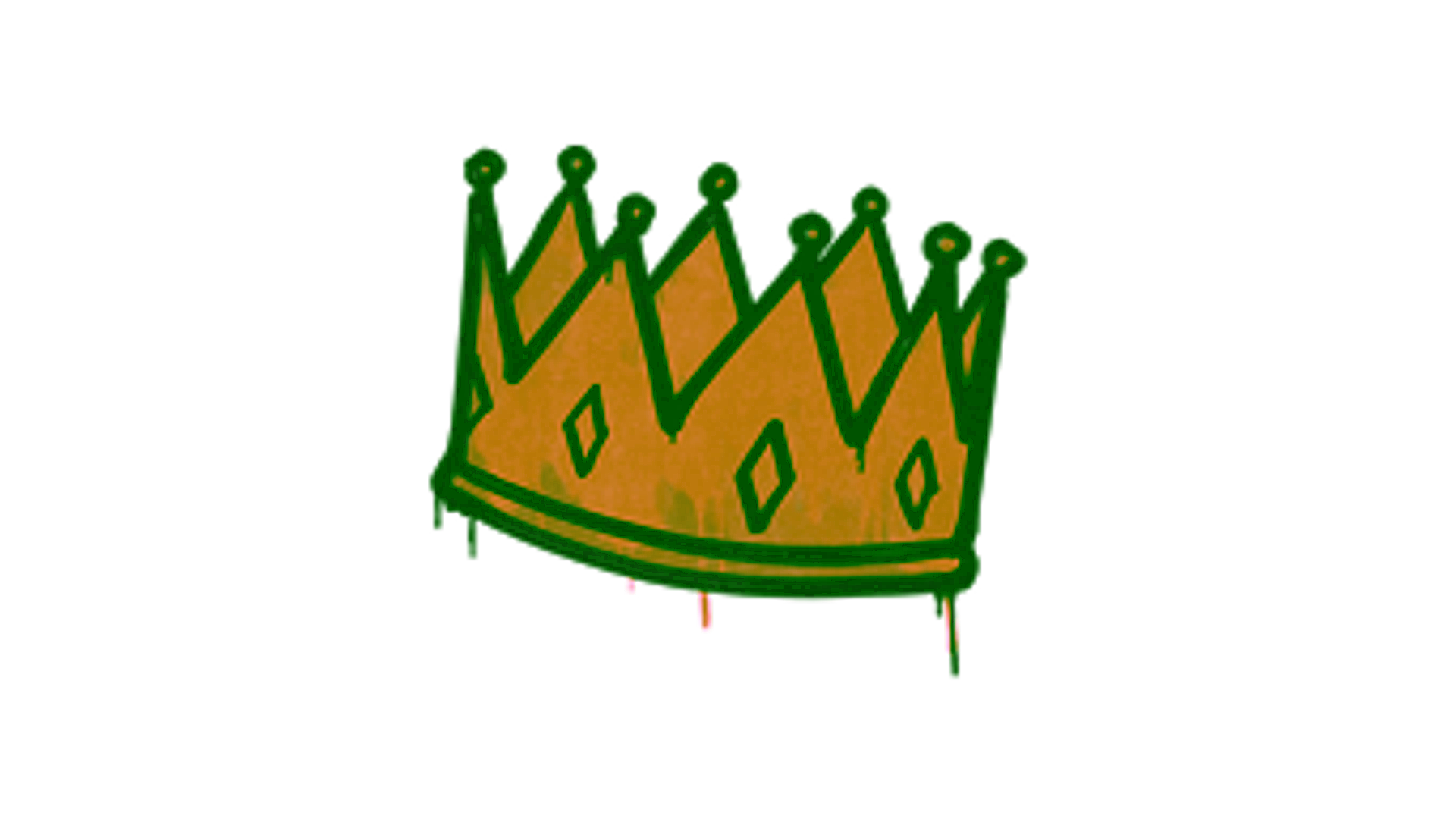 Display for Sealed Graffiti | King Me (Desert Amber)