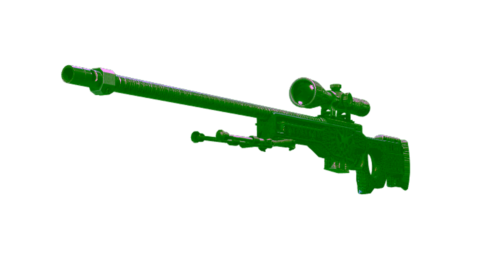 Display for StatTrak™ AWP | Exoskeleton (Battle-Scarred)