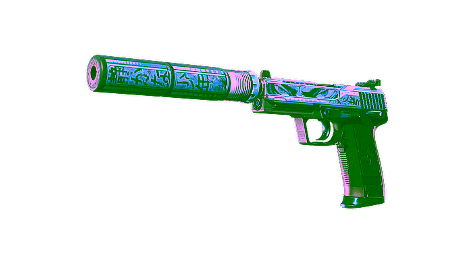عرض لـ StatTrak™ USP-S | Silent Shot (Well-Worn)