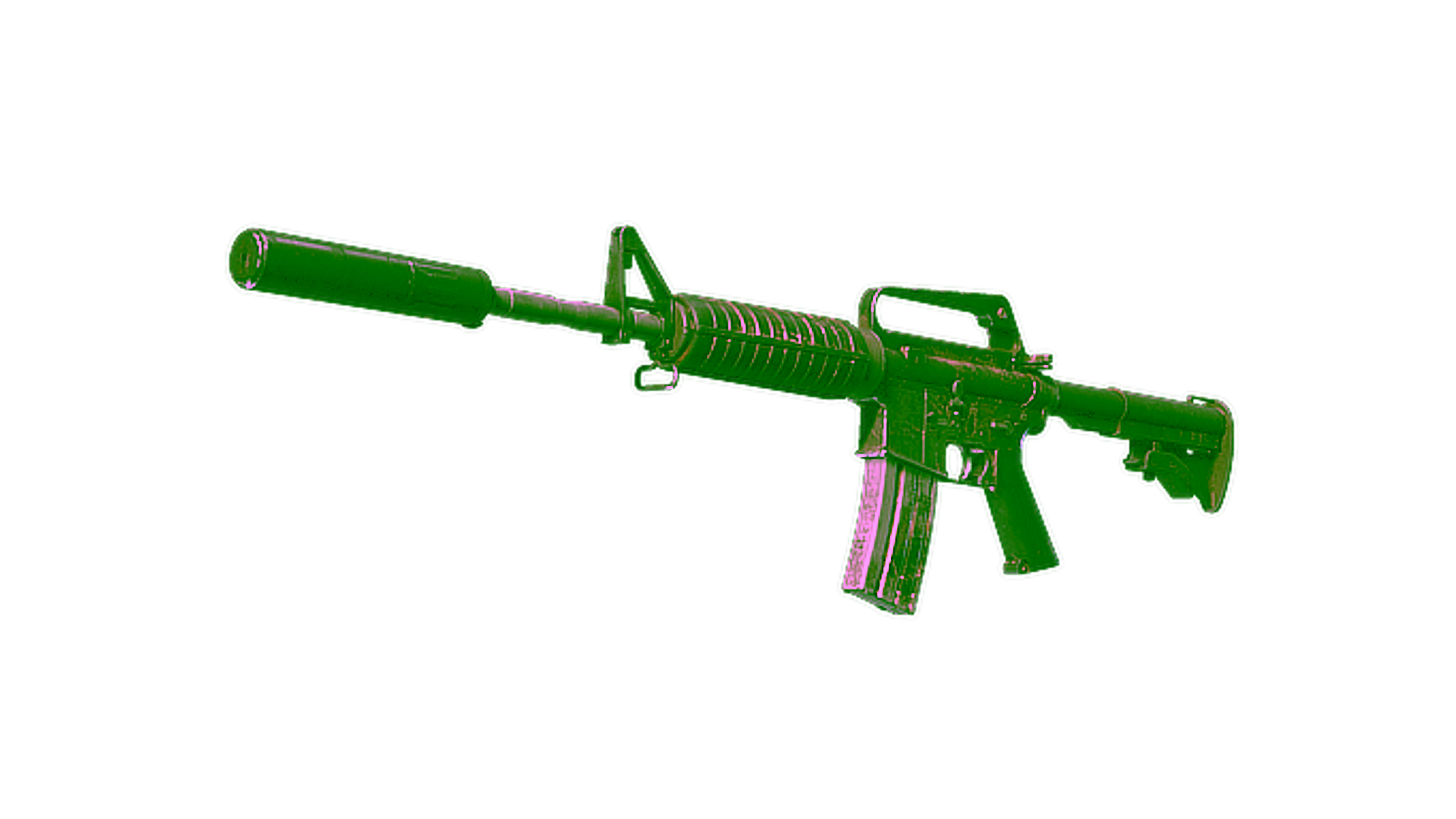 Display for Souvenir M4A1-S | Rose Hex (Battle-Scarred)