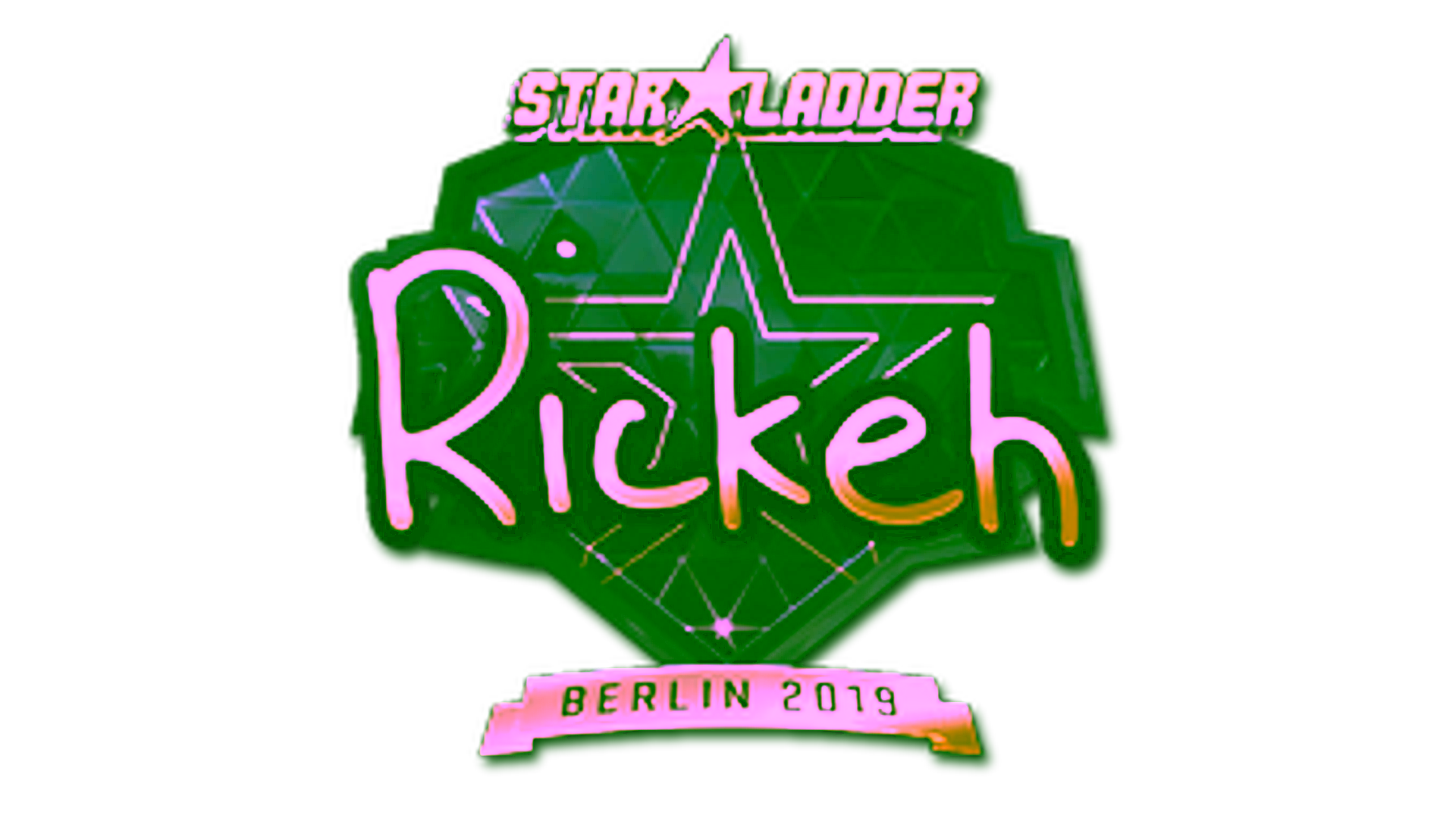 Display for Sticker | Rickeh (Gold) | Berlin 2019