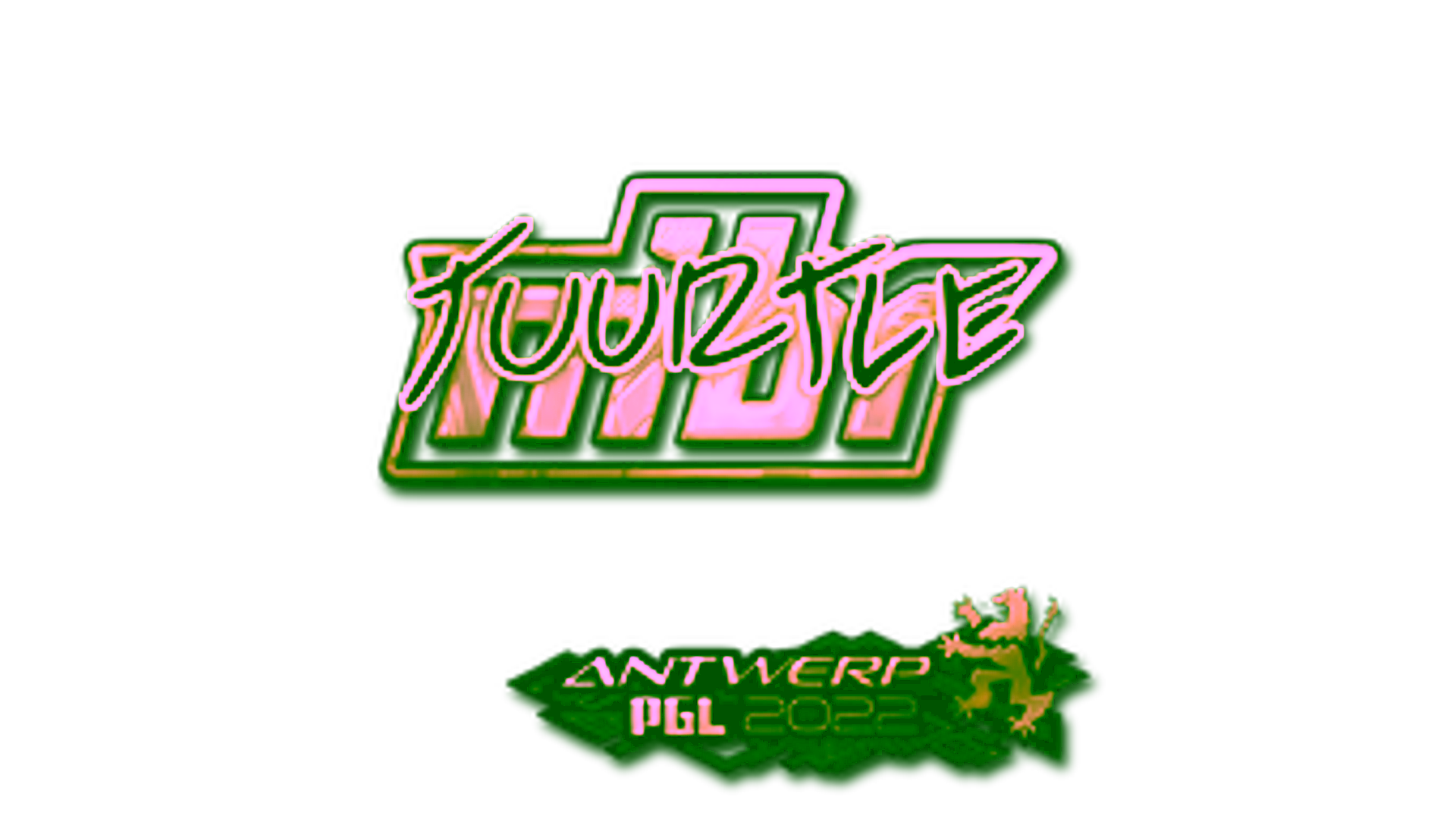 Rodyti Sticker | Tuurtle (Gold) | Antwerp 2022