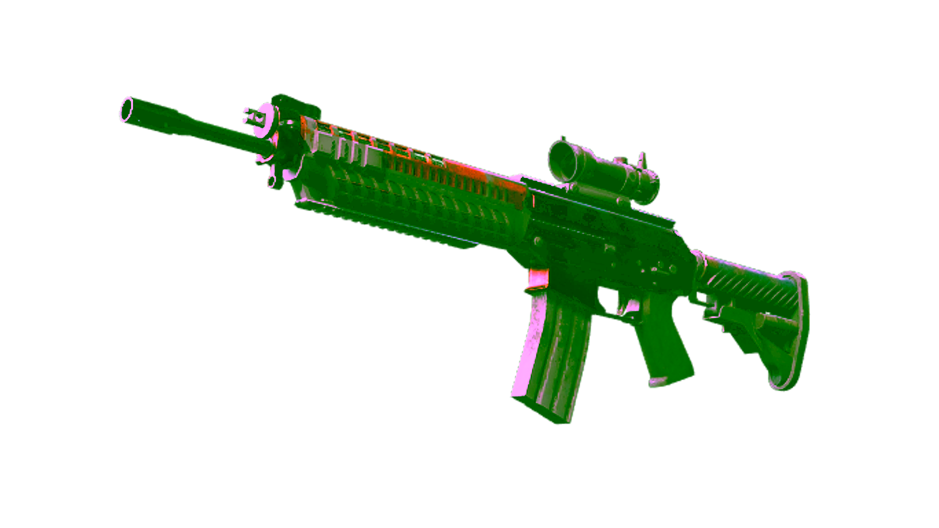 Display for StatTrak™ SG 553 | Danger Close (Battle-Scarred)