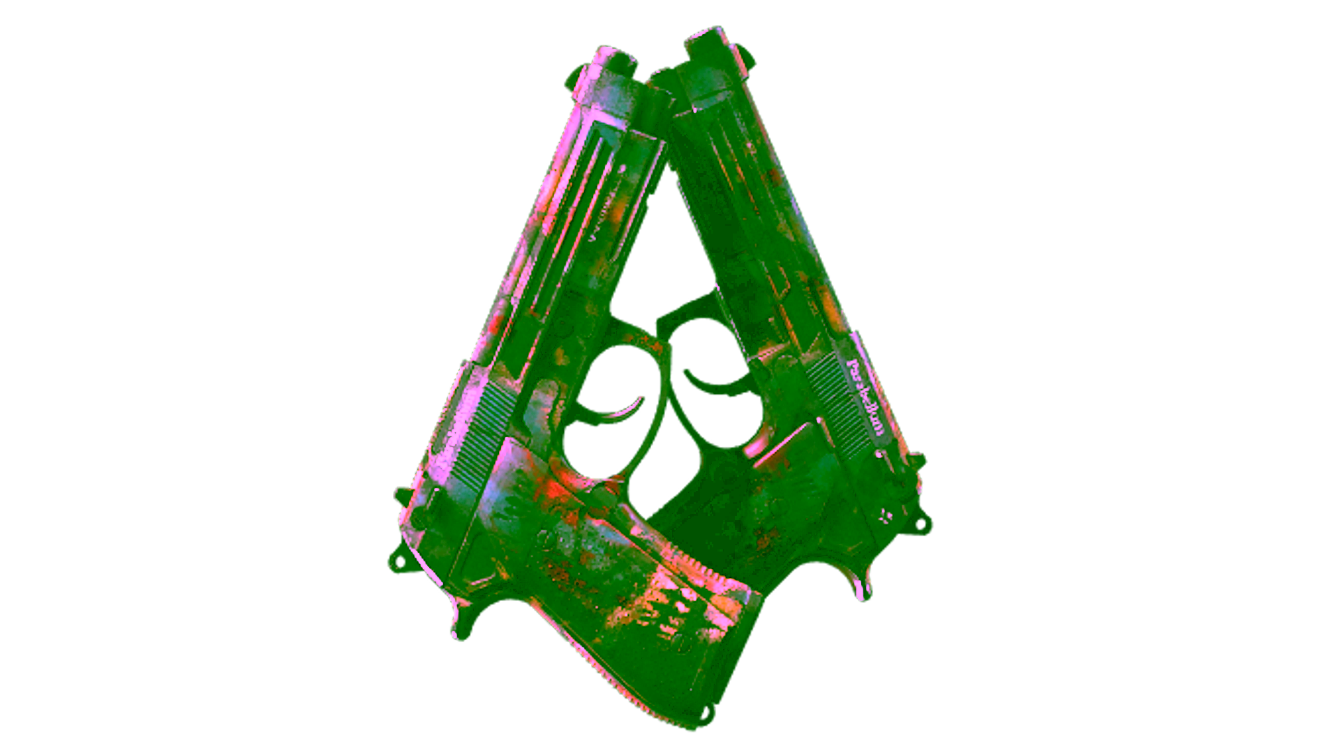 Display for Dual Berettas | Hideout (Well-Worn)