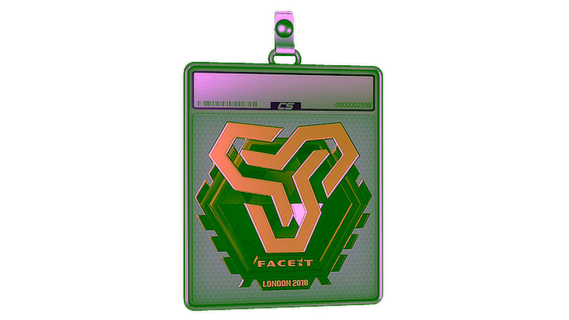 Display for Sticker Slab | Space Soldiers (Gold) | London 2018