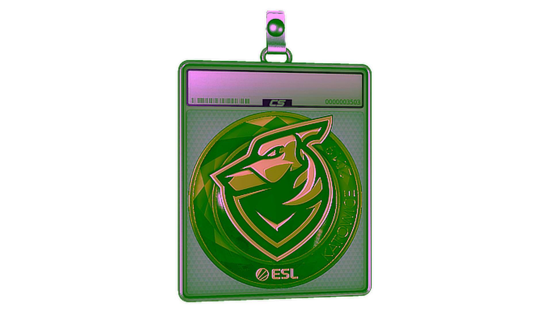 عرض لـ Sticker Slab | Grayhound Gaming (Gold) | Katowice 2019