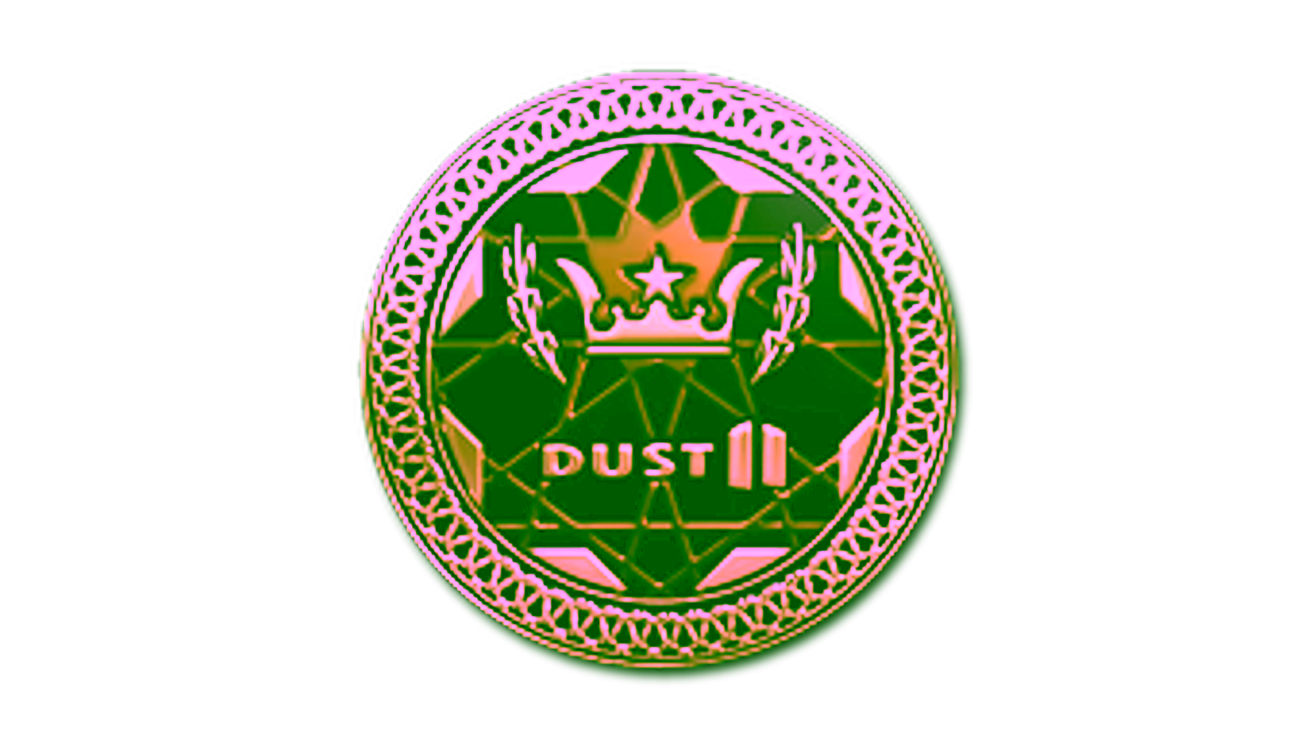 Display for Sticker | Dust II (Gold)