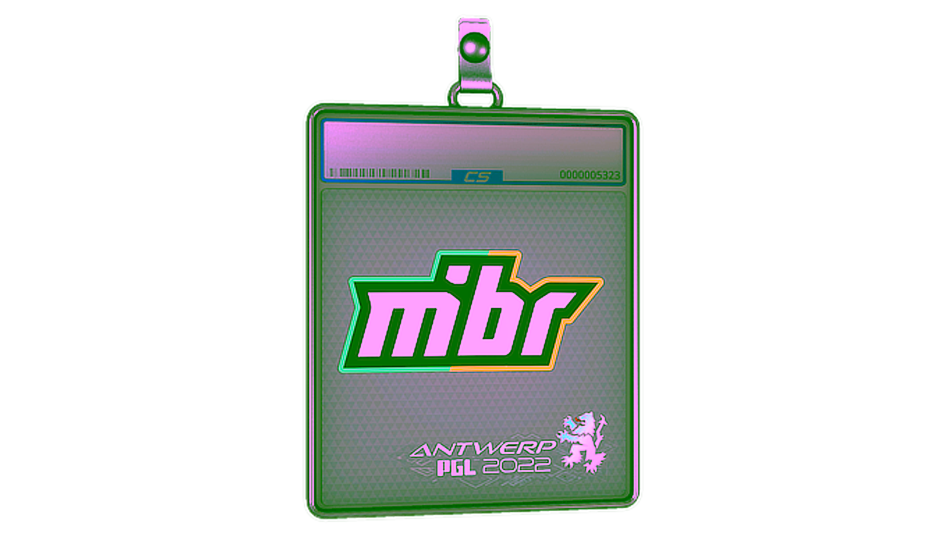 Display for Sticker Slab | MIBR | Antwerp 2022