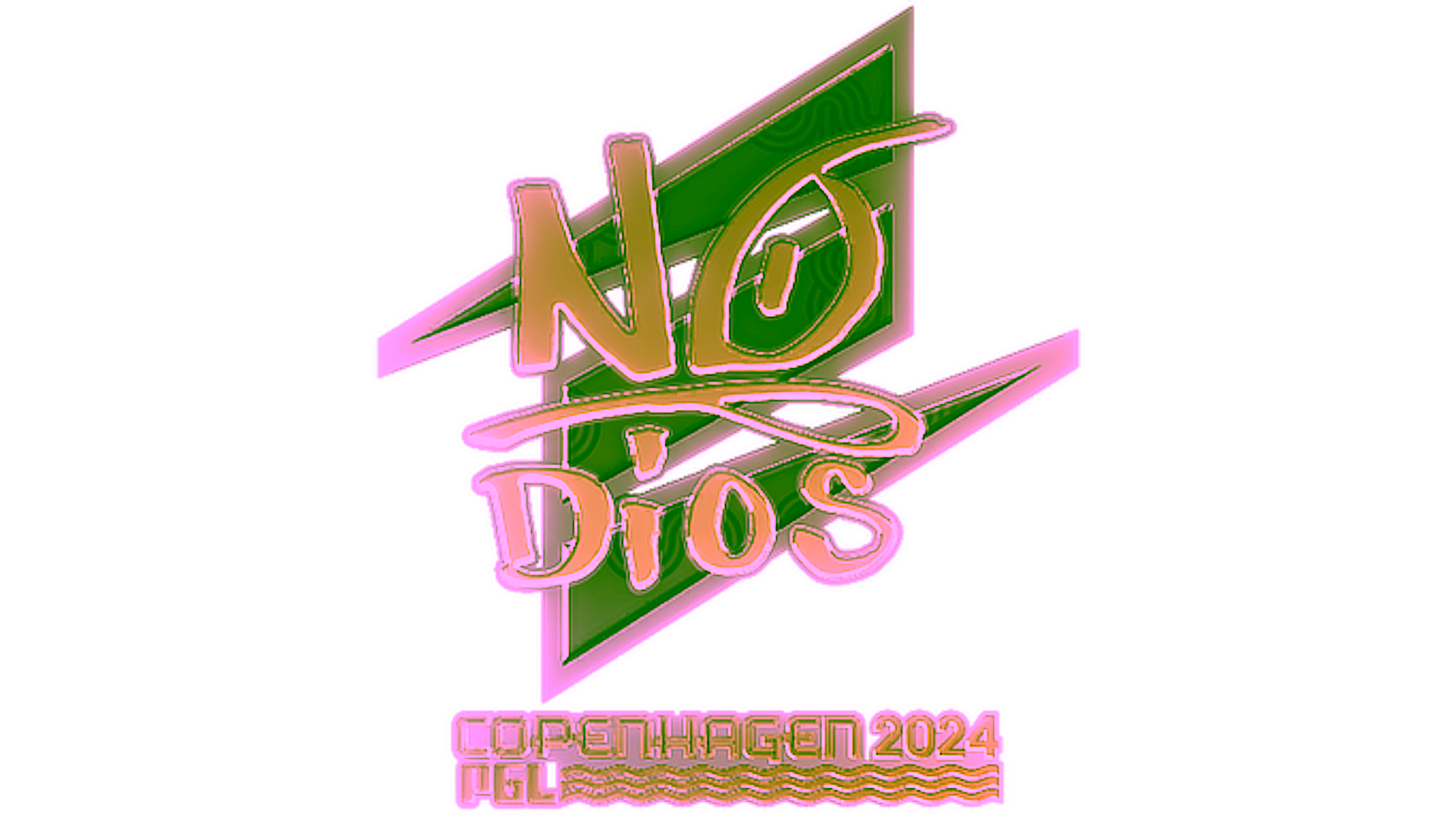 Display for Sticker | Nodios (Gold) | Copenhagen 2024