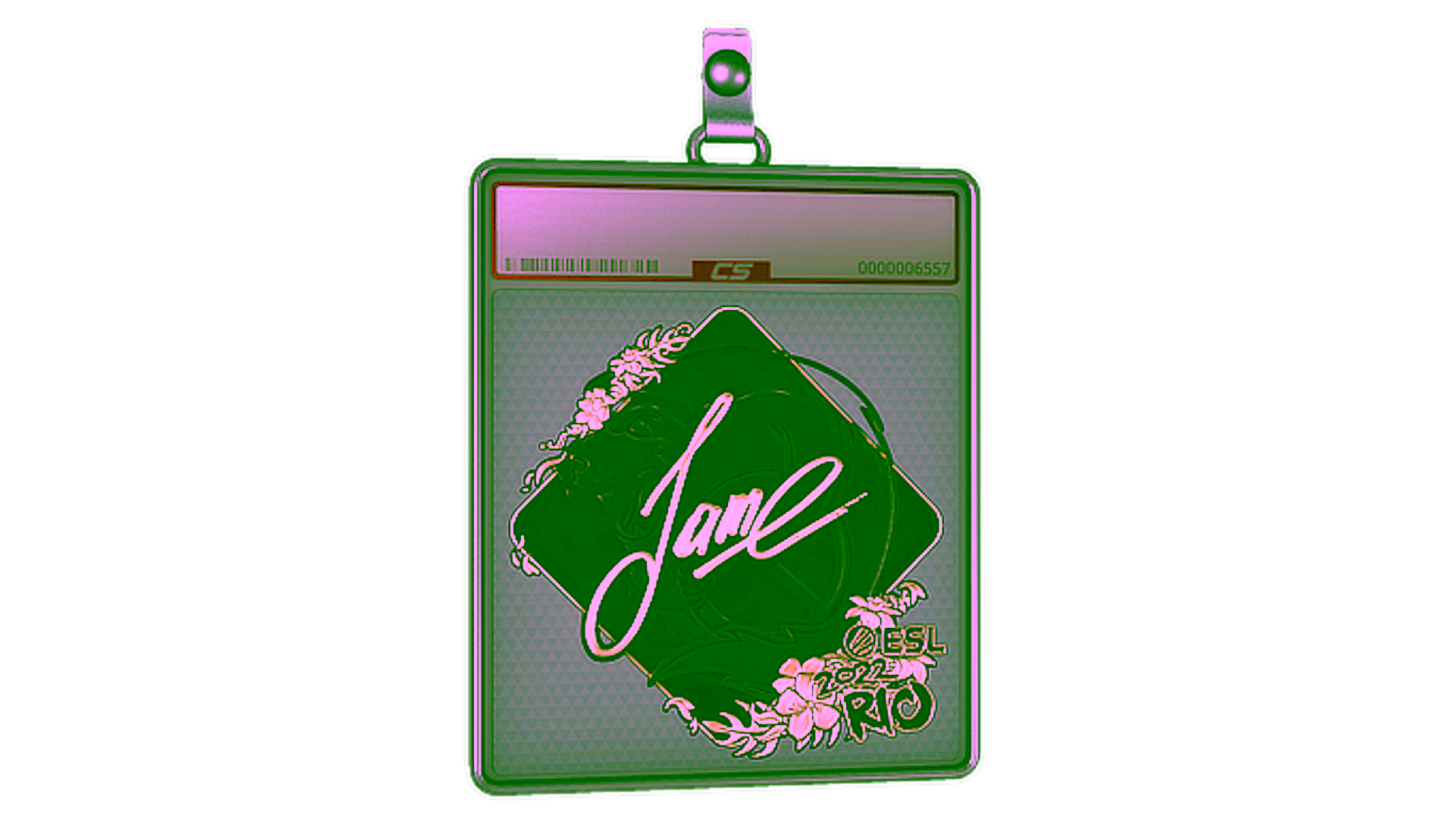 Display for Sticker Slab | Jame (Gold) | Rio 2022