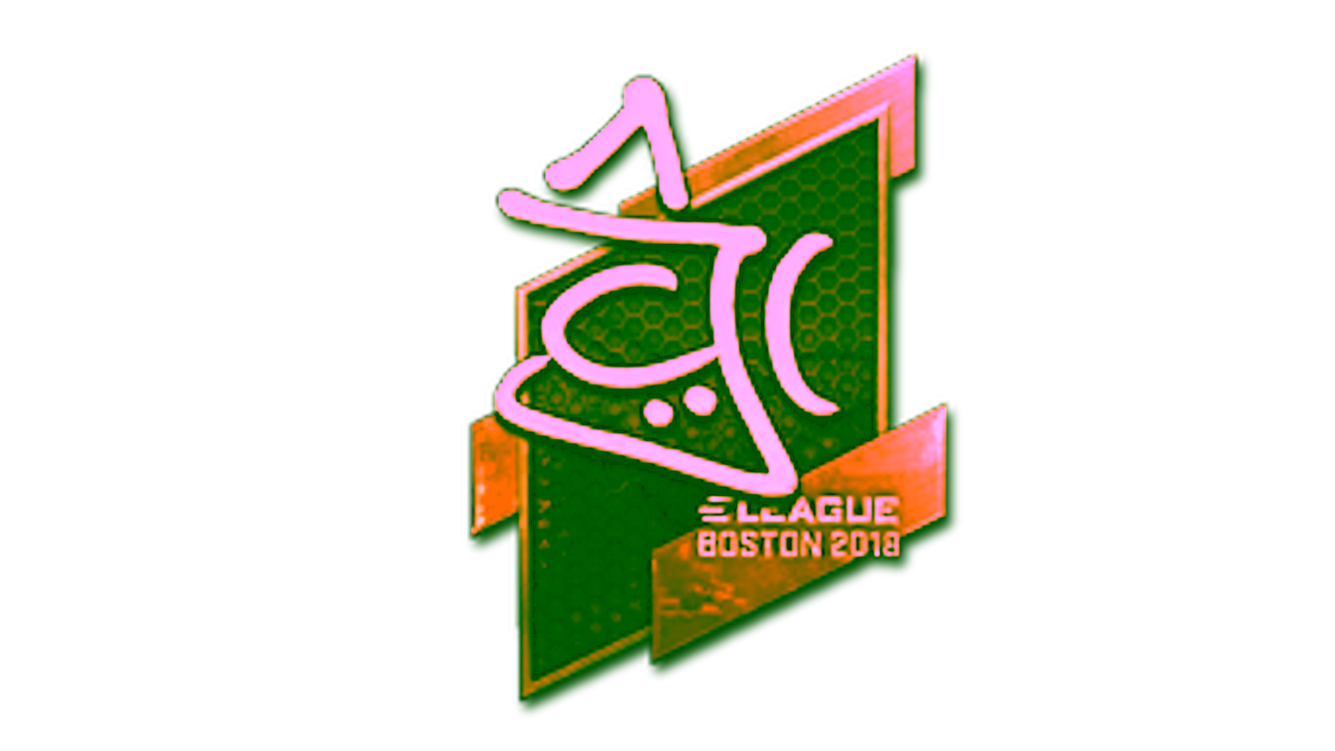 Anzeige für Sticker | chrisJ (Gold) | Boston 2018