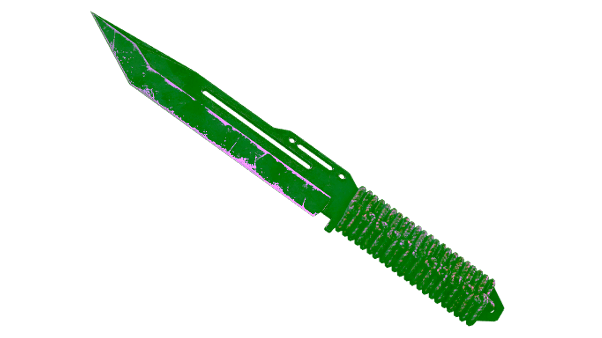 Display for ★ Paracord Knife | Night Stripe (Battle-Scarred)