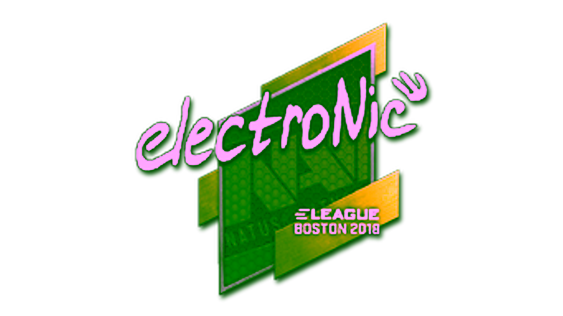 Affichage pour Sticker | electronic | Boston 2018