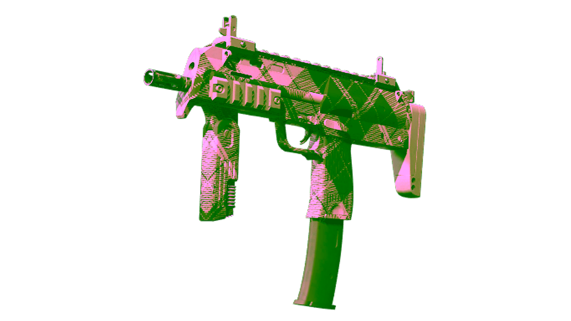 Display for Souvenir MP7 | Olive Plaid (Factory New)