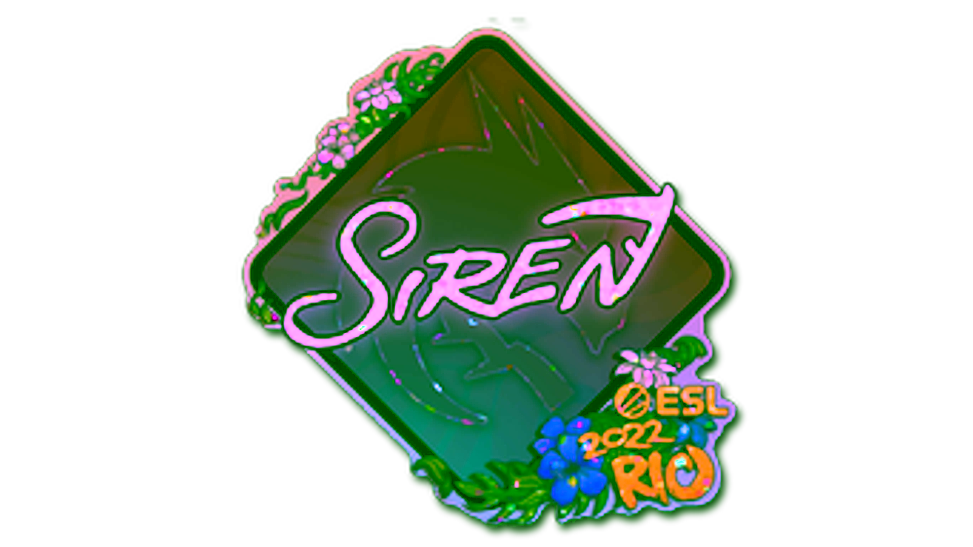 Visar för Sticker | S1ren (Glitter) | Rio 2022