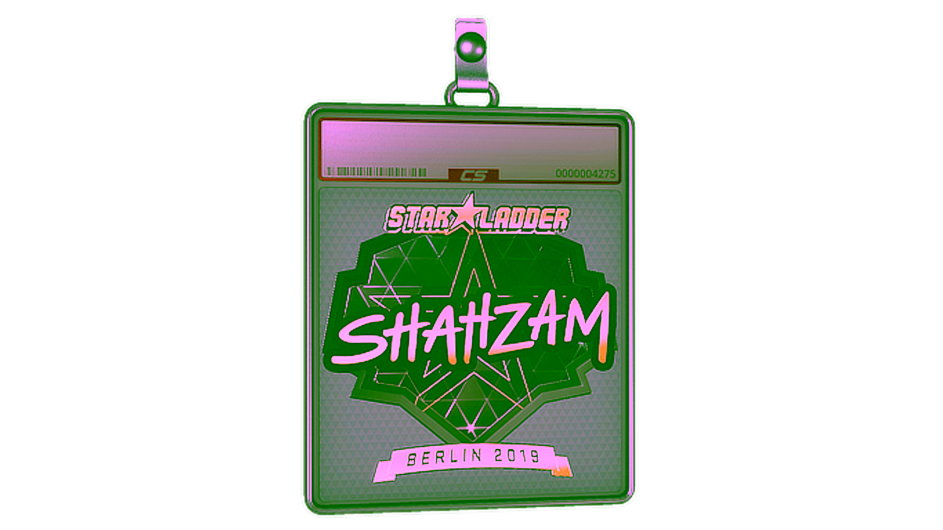 Display for Sticker Slab | ShahZaM (Gold) | Berlin 2019