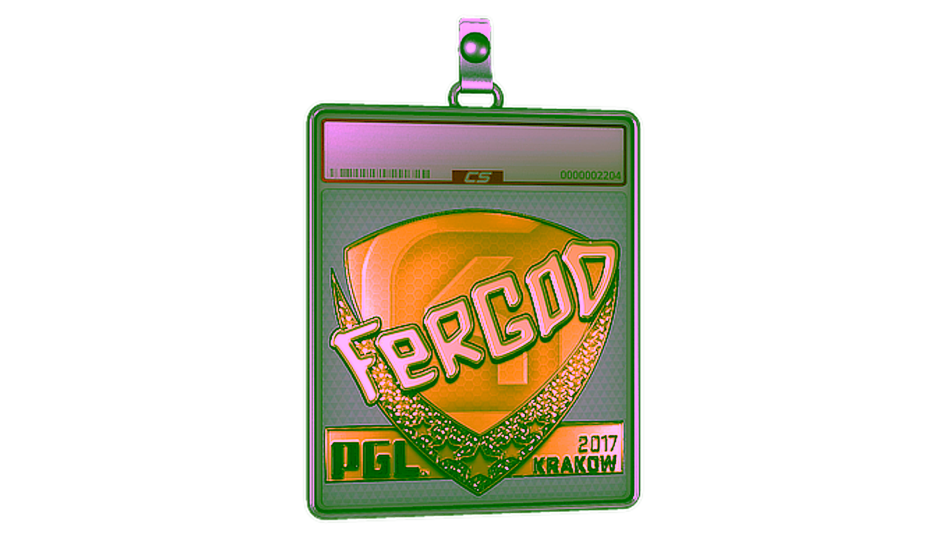 Affichage pour Sticker Slab | fer (Gold) | Krakow 2017