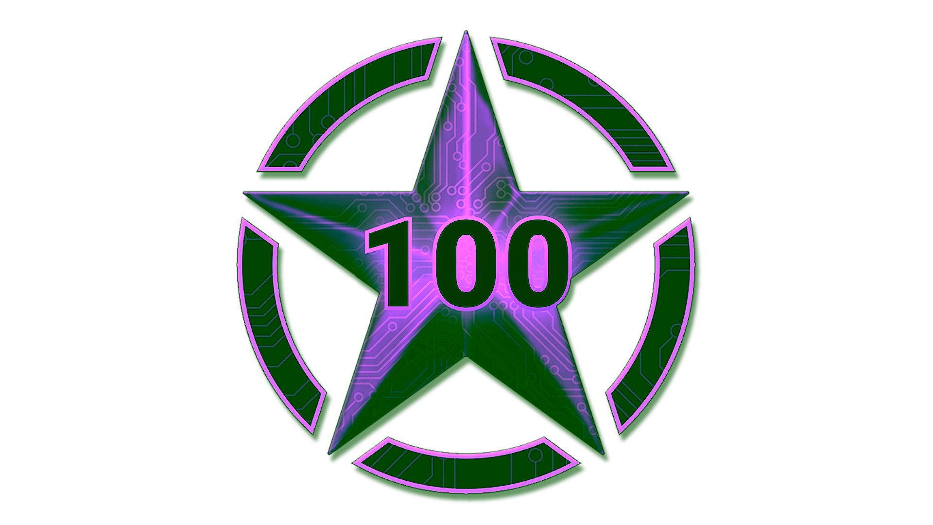 Display for 100 Stars for Operation Shattered Web