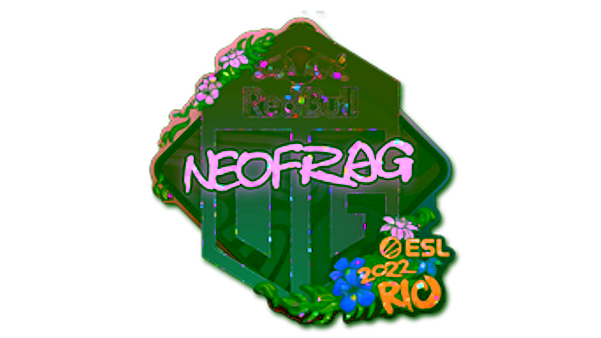 Exibição para Sticker | NEOFRAG (Glitter) | Rio 2022
