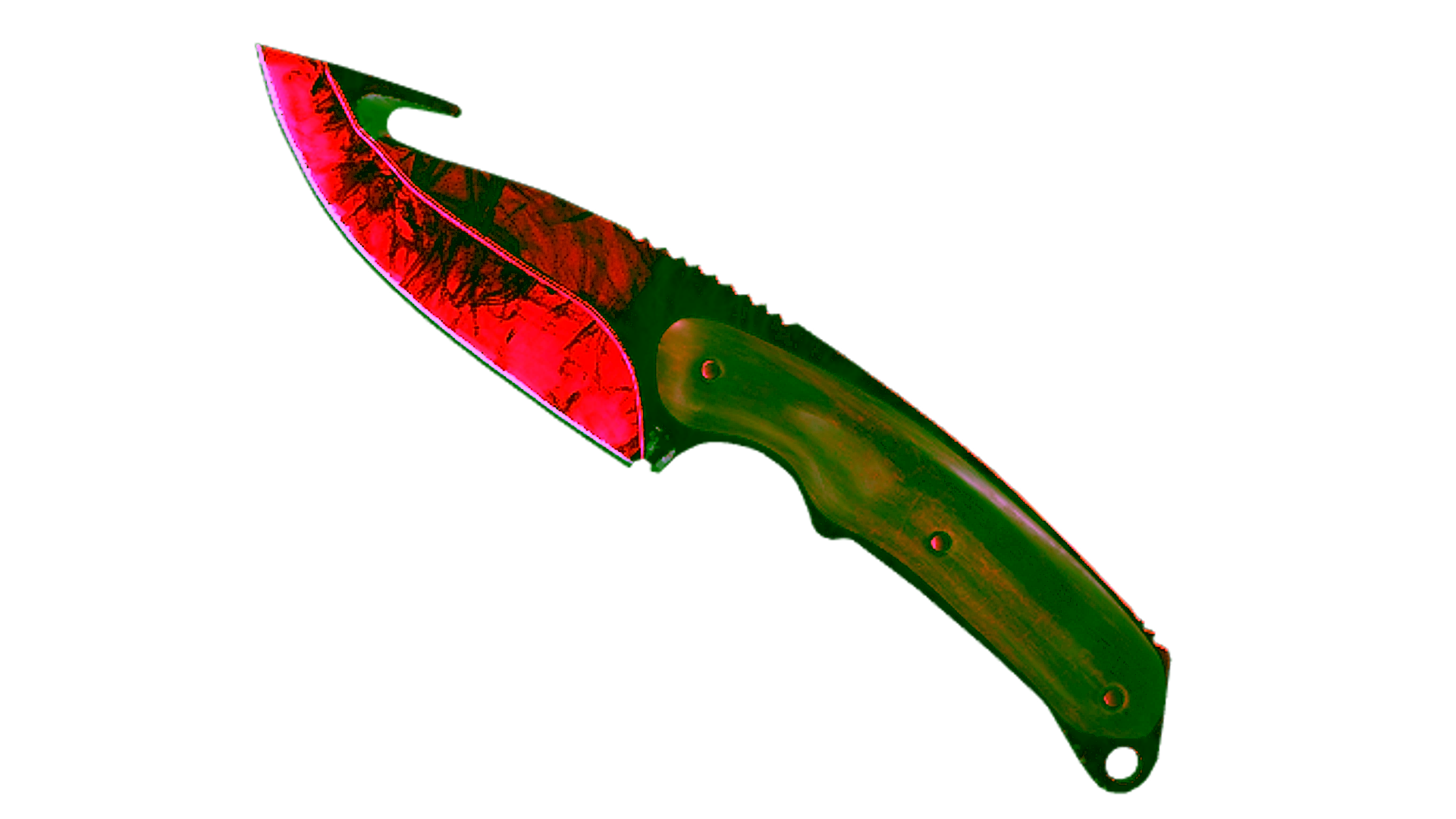 Display for ★ StatTrak™ Gut Knife | Doppler Ruby (Factory New)