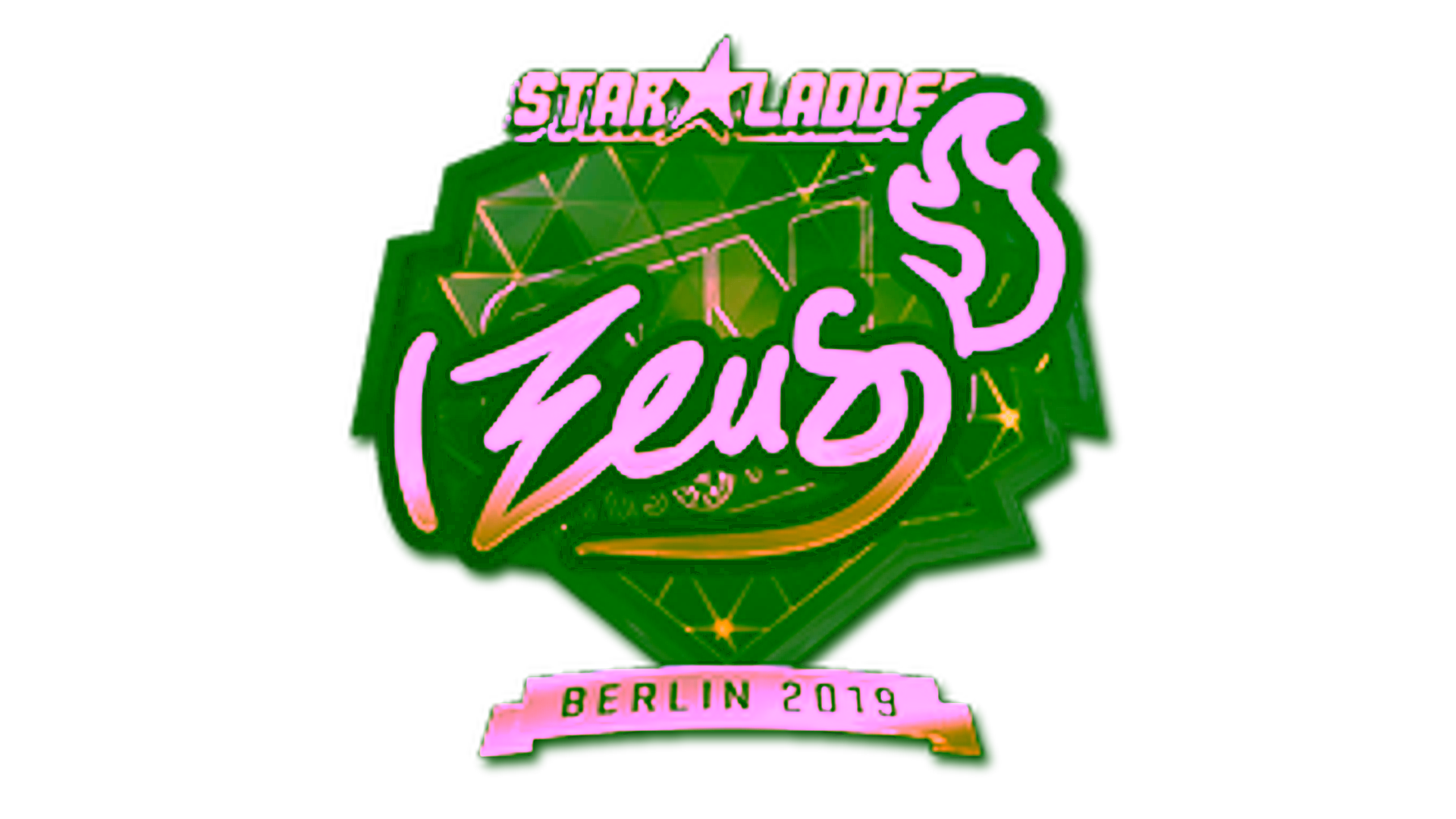 Rodyti Sticker | Zeus (Gold) | Berlin 2019
