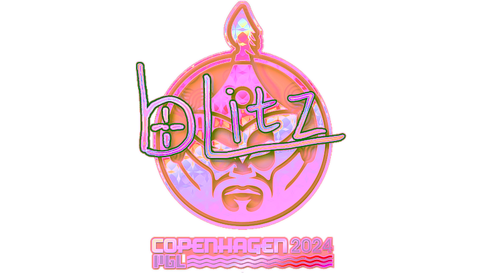 Display for Sticker | bLitz (Holo) | Copenhagen 2024