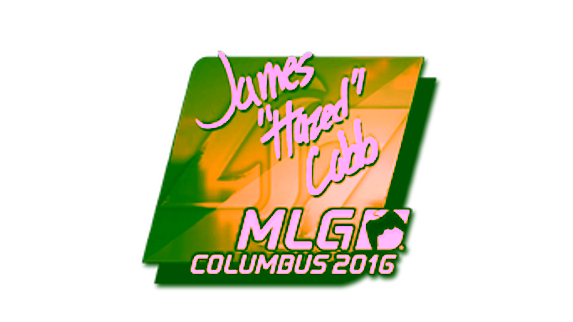 Visar för Sticker | hazed (Gold) | MLG Columbus 2016