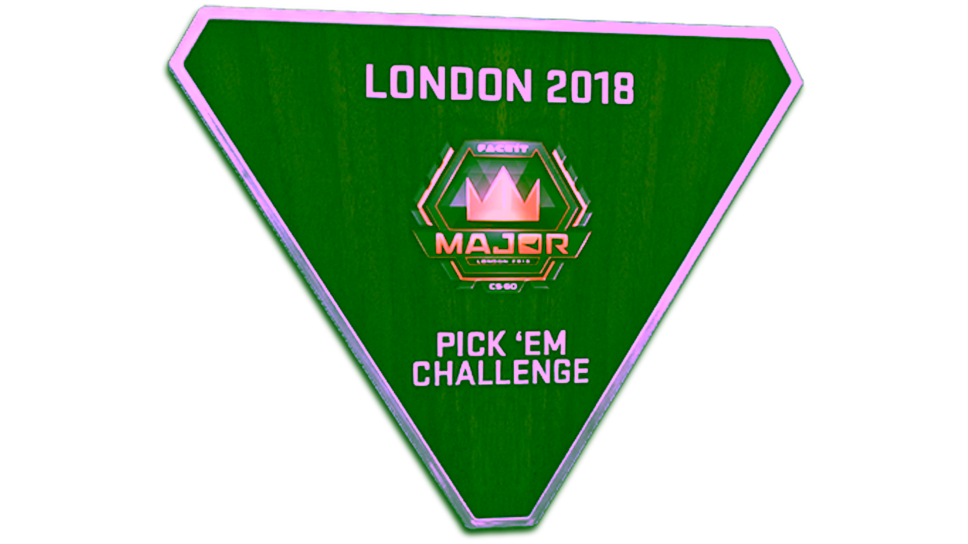 Display for Silver London 2018 Pick'Em Trophy