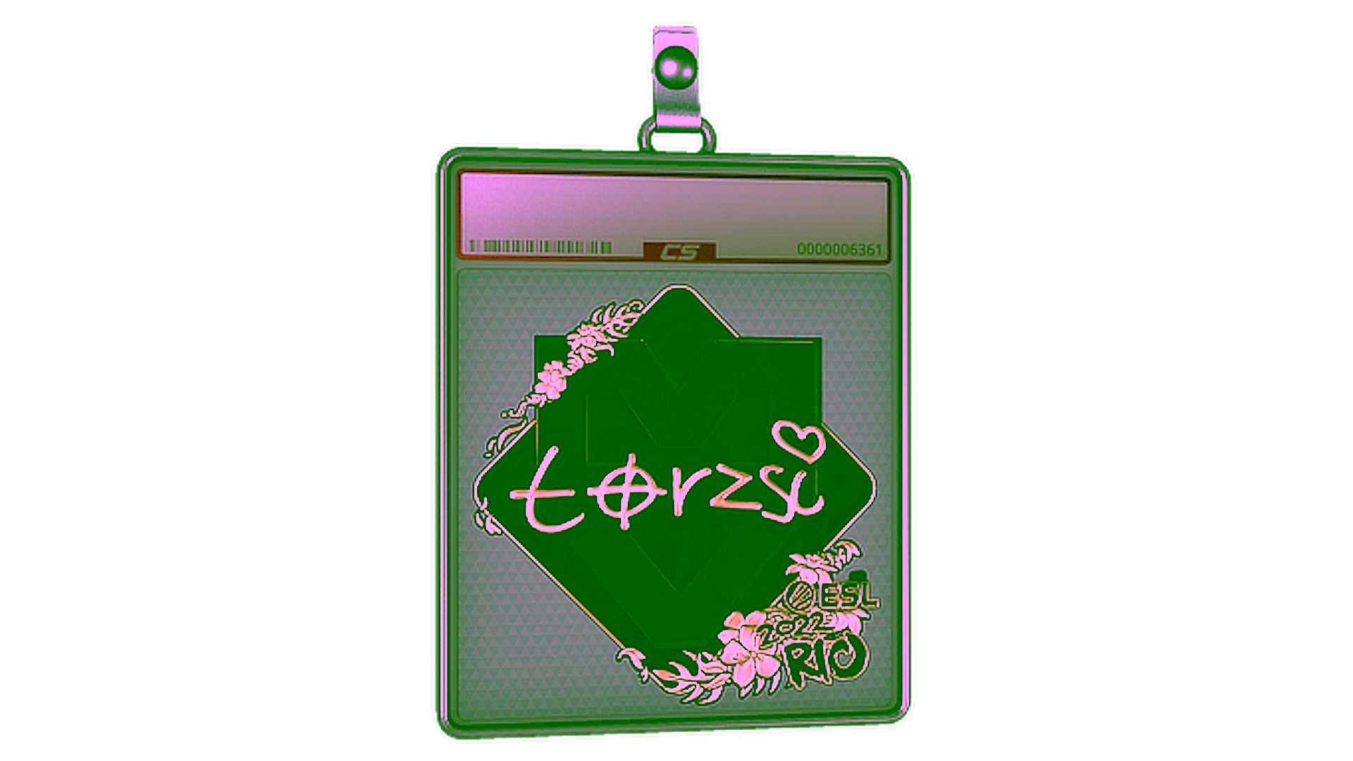 Display for Sticker Slab | torzsi (Gold) | Rio 2022