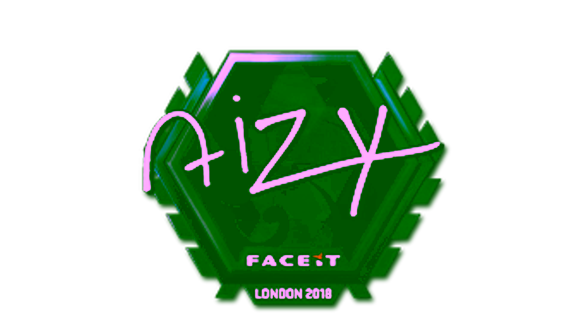 Display for Sticker | aizy (Foil) | London 2018