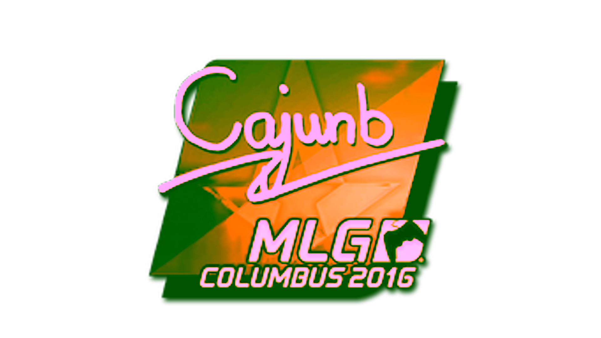 Rodyti Sticker | cajunb (Gold) | MLG Columbus 2016