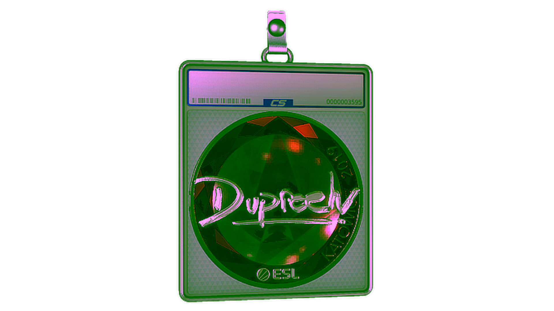 Display for Sticker Slab | dupreeh (Foil) | Katowice 2019