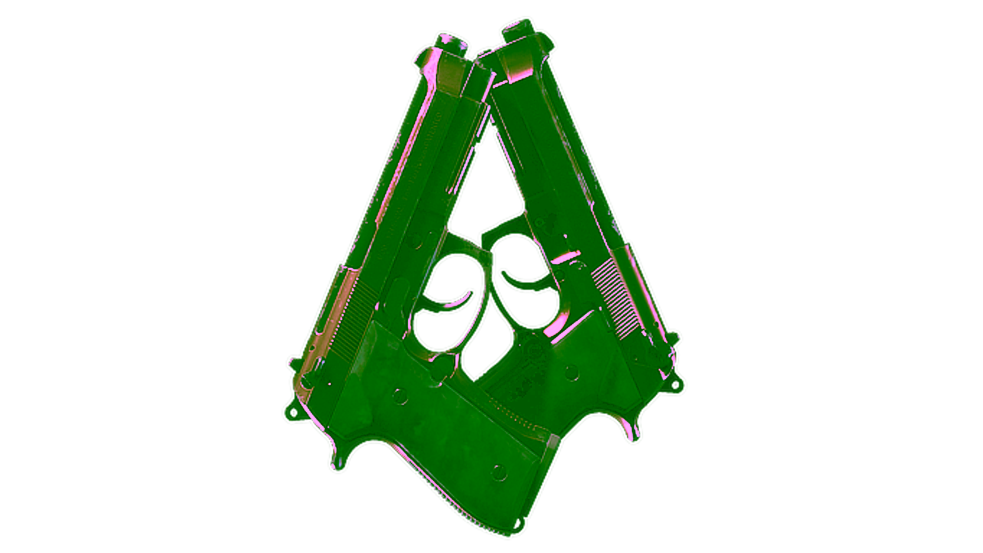 Display for Souvenir Dual Berettas | Rose Nacre (Well-Worn)