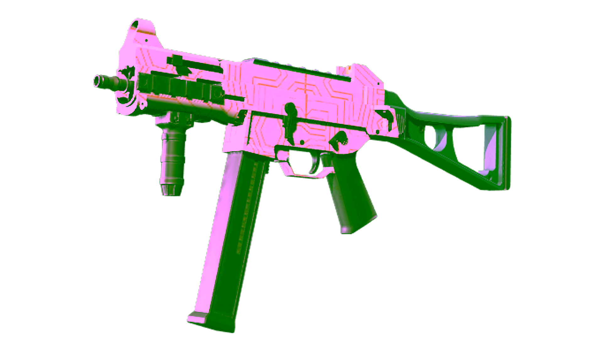 Anzeige für StatTrak™ UMP-45 | Labyrinth (Minimal Wear)