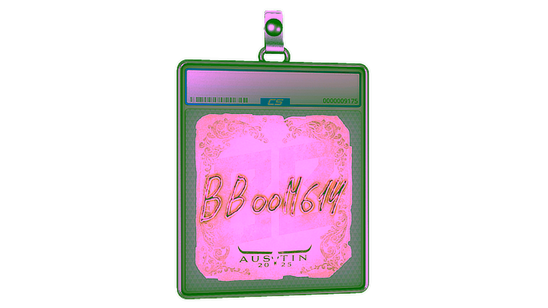 Display for Sticker Slab | Boombl4 | Austin 2025