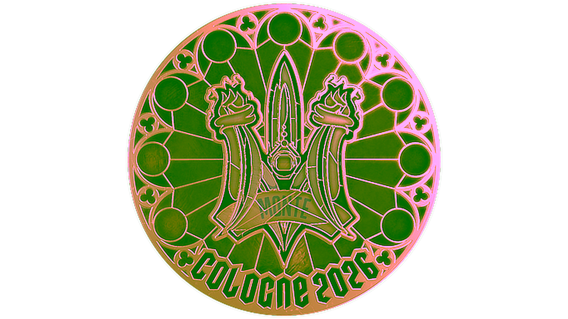 Display for Sticker | Monte (Gold) | Cologne 2026