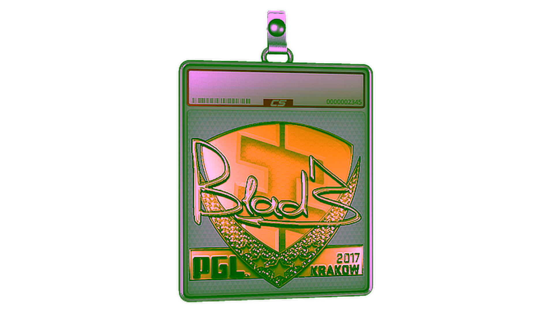 Дисплей для Sticker Slab | B1ad3 (Gold) | Krakow 2017